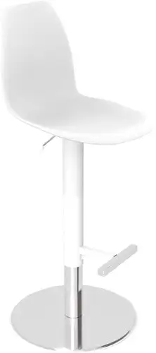 Стул Sheffilton SHT-ST29/S128 (белый/хром/белый муар) – изображение в каталоге