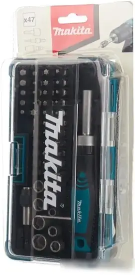 Набор торцевых головок и бит Makita B-36170 (47 предметов) – фото товара