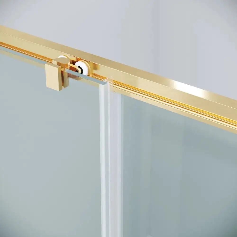 Душевой уголок Grossman Cosmo 100x100x195 120.K33.02.1010.32.00 (золото сатин/стекло прозрачное) - фото товара