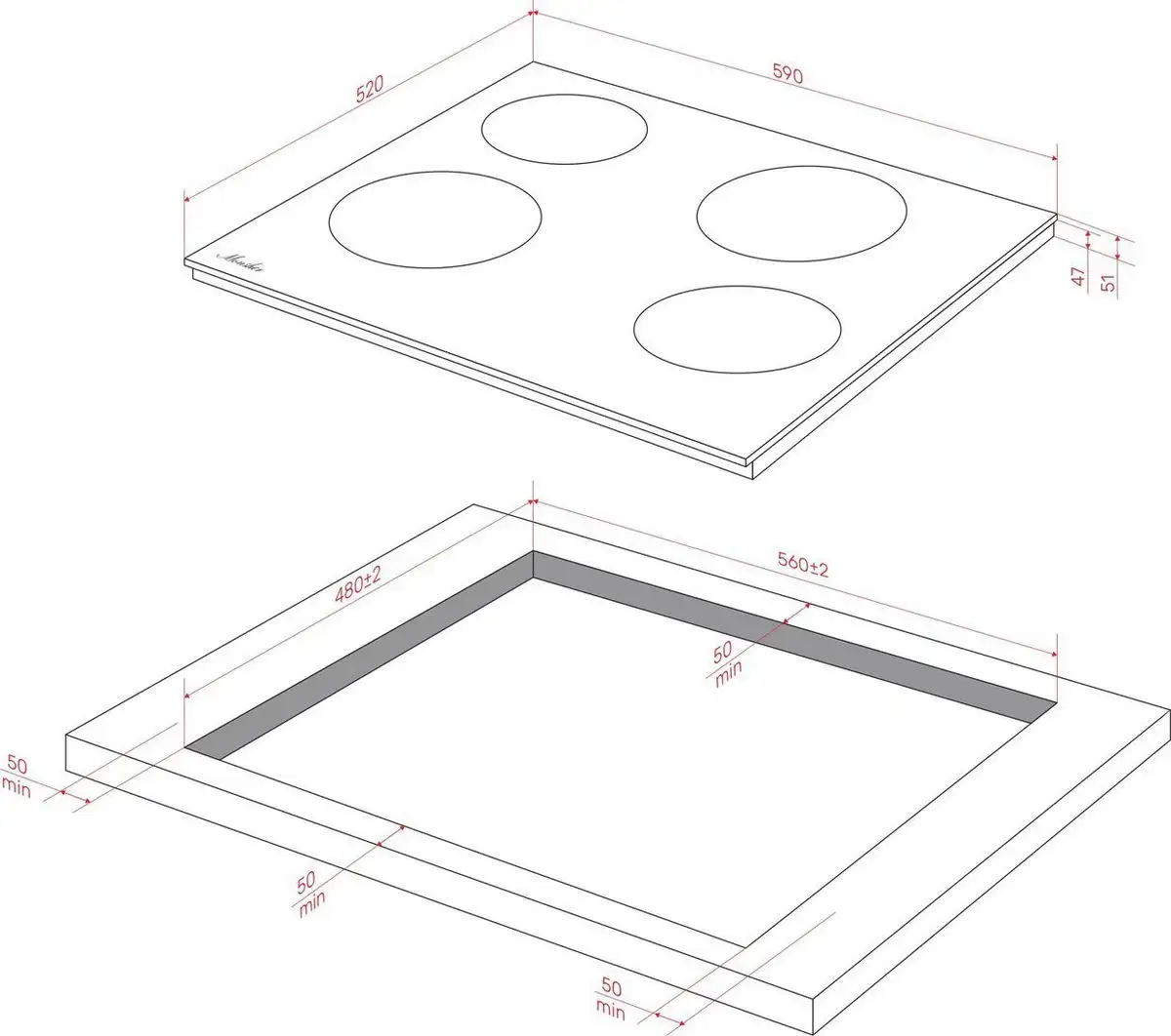 Варочная панель Monsher MHE 6003 - фото товара