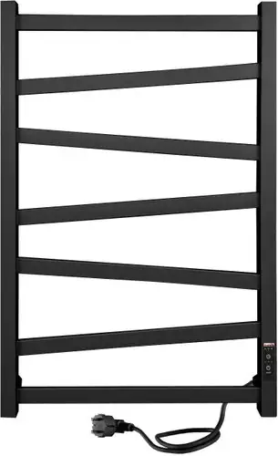 Полотенцесушитель ProHeat Quadro Diago 50х80 (терморегулятор, таймер, черный муар) - изображение в каталоге