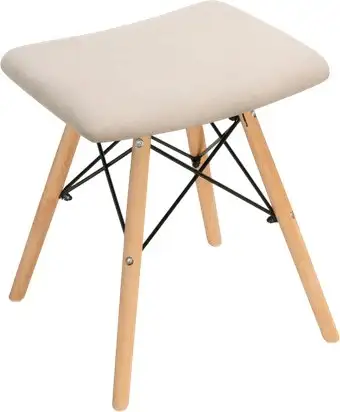 Табурет Woodville Ben (бежевый) – изображение в каталоге