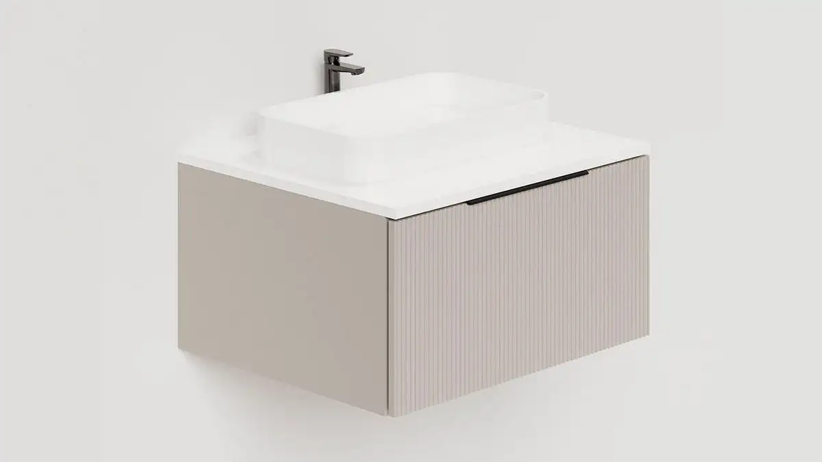 Salini Тумба под умывальник Touch V 60 T600V1G (серый) – фото товара