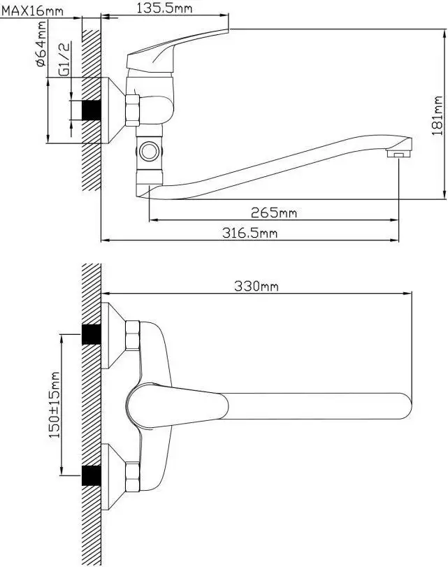 Смеситель AV Engineering AVROM7-A102-221 - фото товара