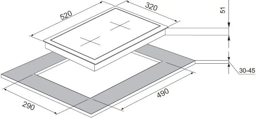 Варочная панель KUPPERSBERG FG 33 W - фото товара