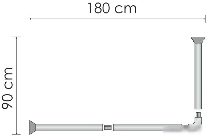 Карниз для ванны Wasserkraft Kammel SC-839018 – фото товара