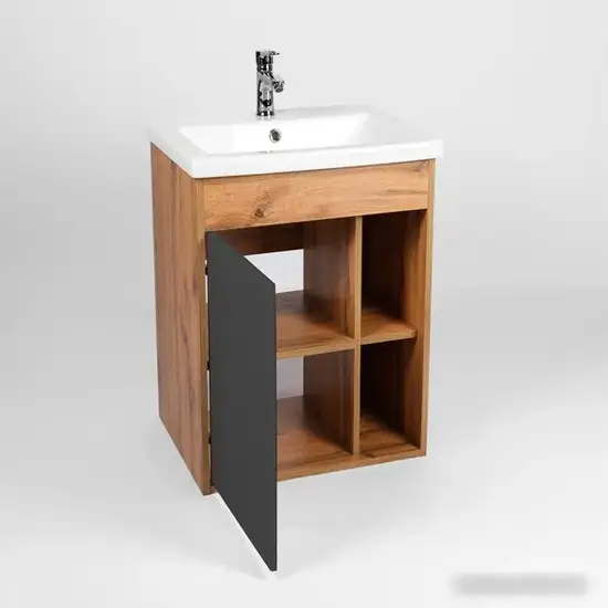 Viant Тумба под умывальник Бостон Como 50 VBOS50COG-T1STP – фото товара