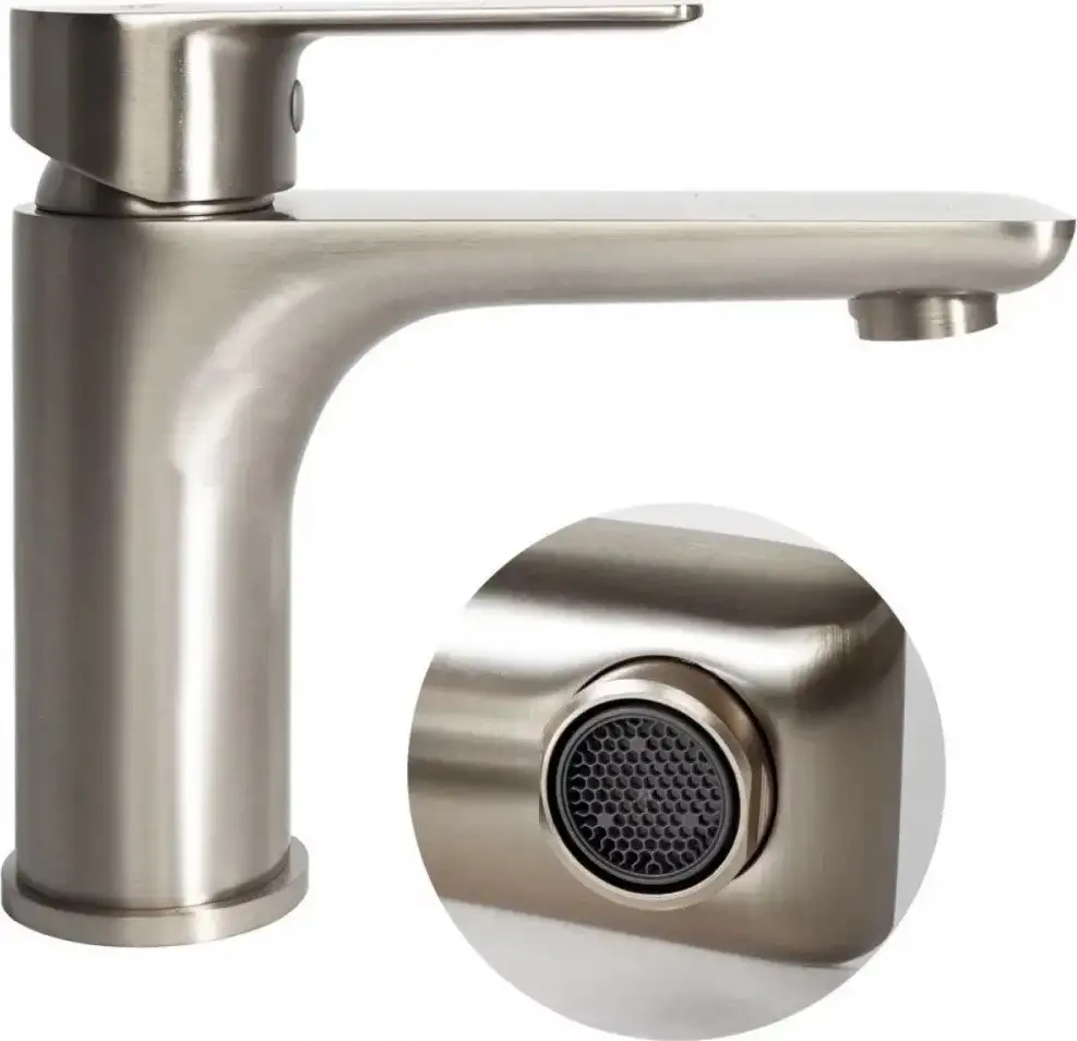 Смеситель Hansberge H1099 (никель) - фото товара