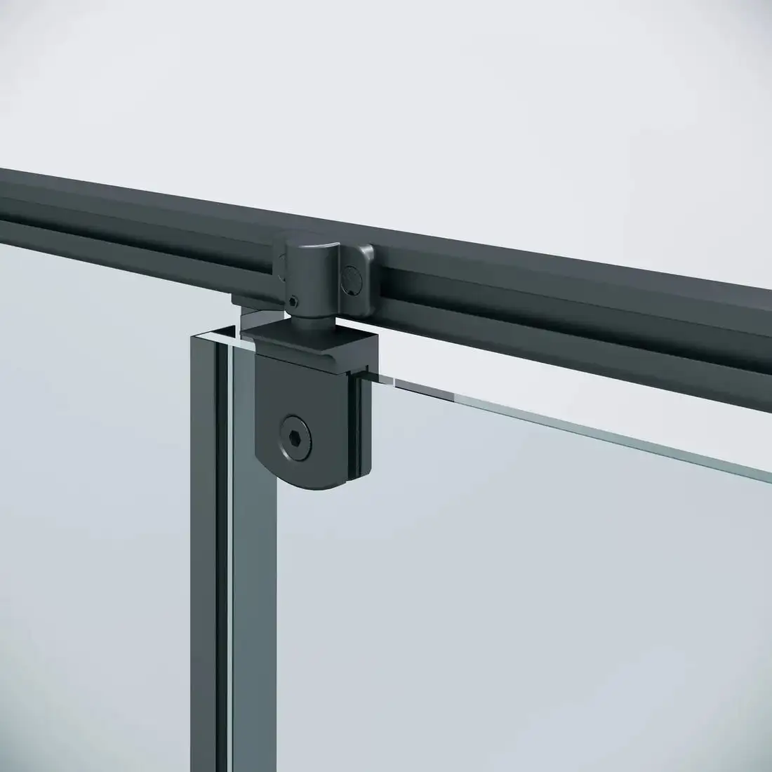 Душевой уголок Niagara Nova NG-35-10AGR-A90GR-34 100х90х195 (графит/прозрачное стекло) - фото товара