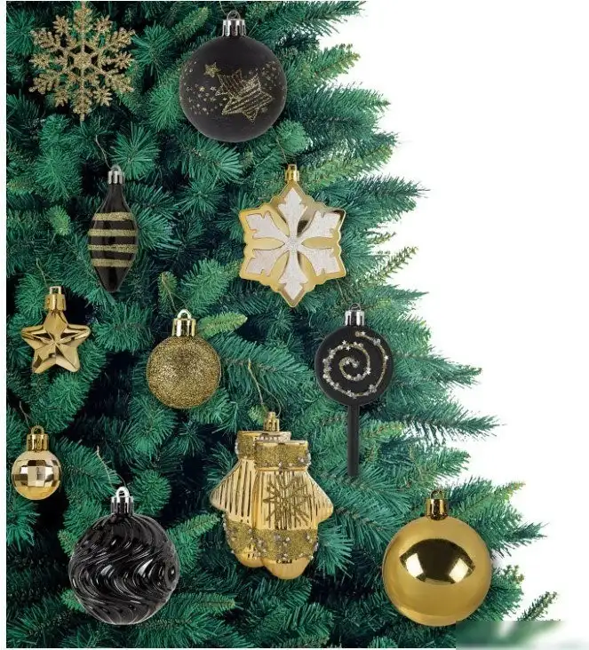 Елочная игрушка Золотая сказка 592183 (130 шт, красный/золотой/белый) – фото товара