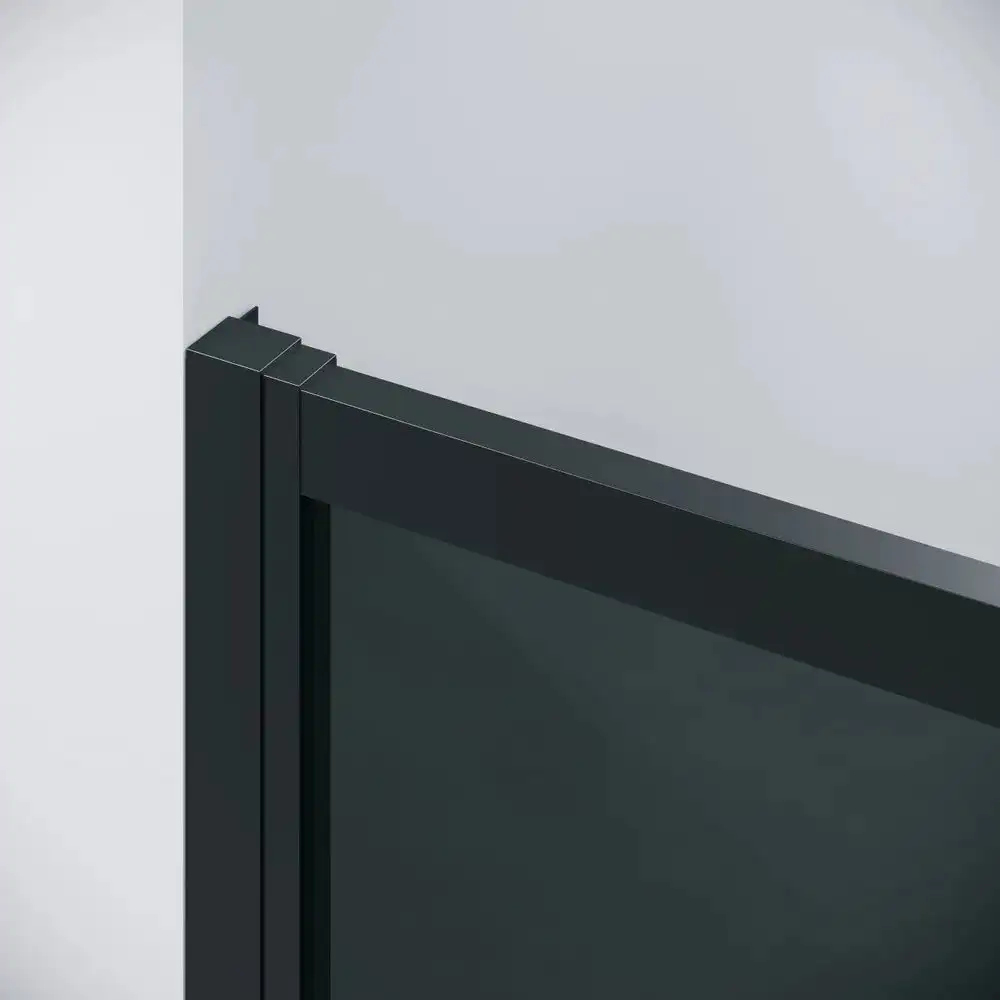 Душевой уголок Grossman Cosmo 100х100х195 120.K33.02.1010.21.10 (черный матовый/стекло тонированное) - фото товара