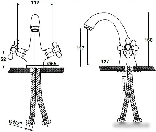 Смеситель Kaiser Carlson Style 44311 - фото товара