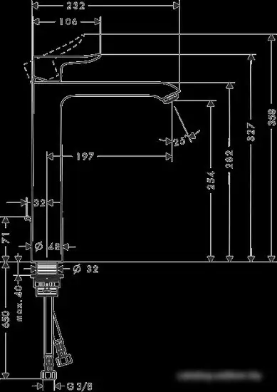 Смеситель Hansgrohe Metris 31082000 - фото товара