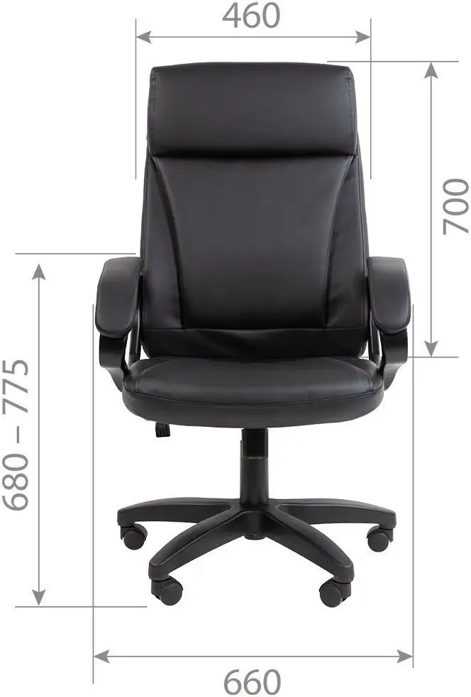 Офисное кресло CHAIRMAN 794LT (черный) – фото товара