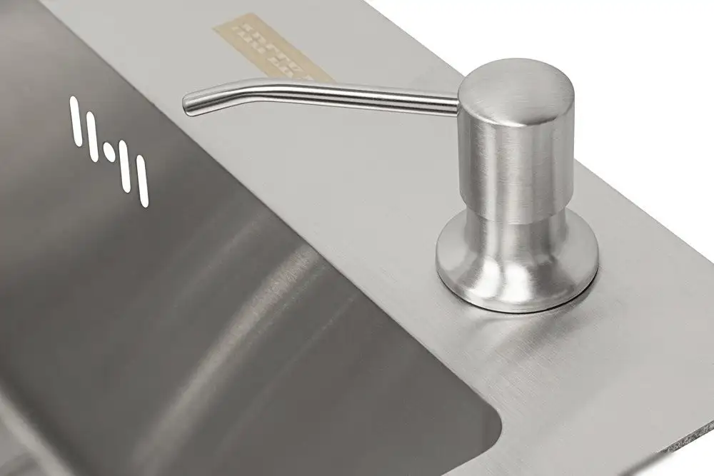 Кухонная мойка ARFEKA Eco AR мойка 500*500, коландер G, дозатор Satin Decor - фото товара