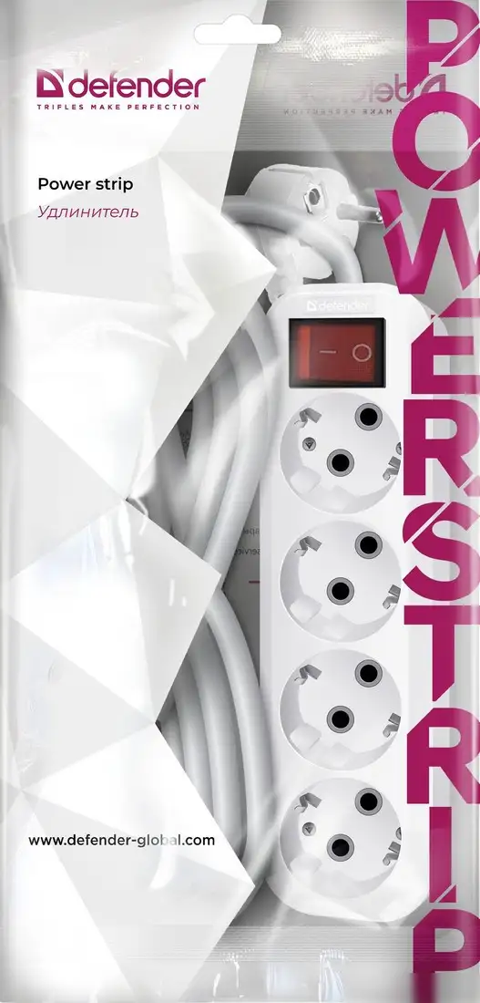 Сетевой фильтр Defender L340 (7 м) – фото товара