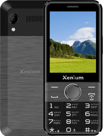 Телефон Xenium X800 (черный/серый) – изображение в каталоге