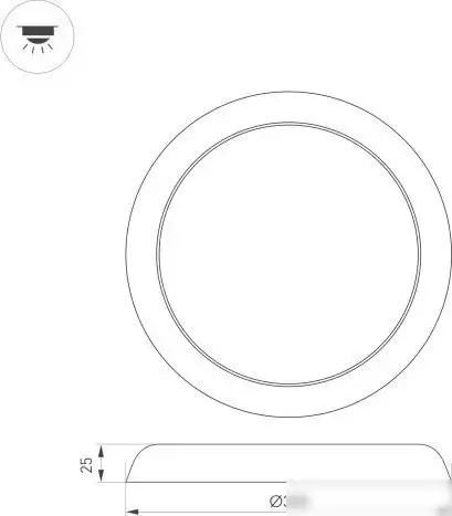 Светильник Arlight CL-Fiokk-R300-25W Day4000-Mix 034467 – фото товара