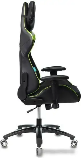 Кресло Бюрократ Viking 4 Aero Green Edition (черный) – фото товара