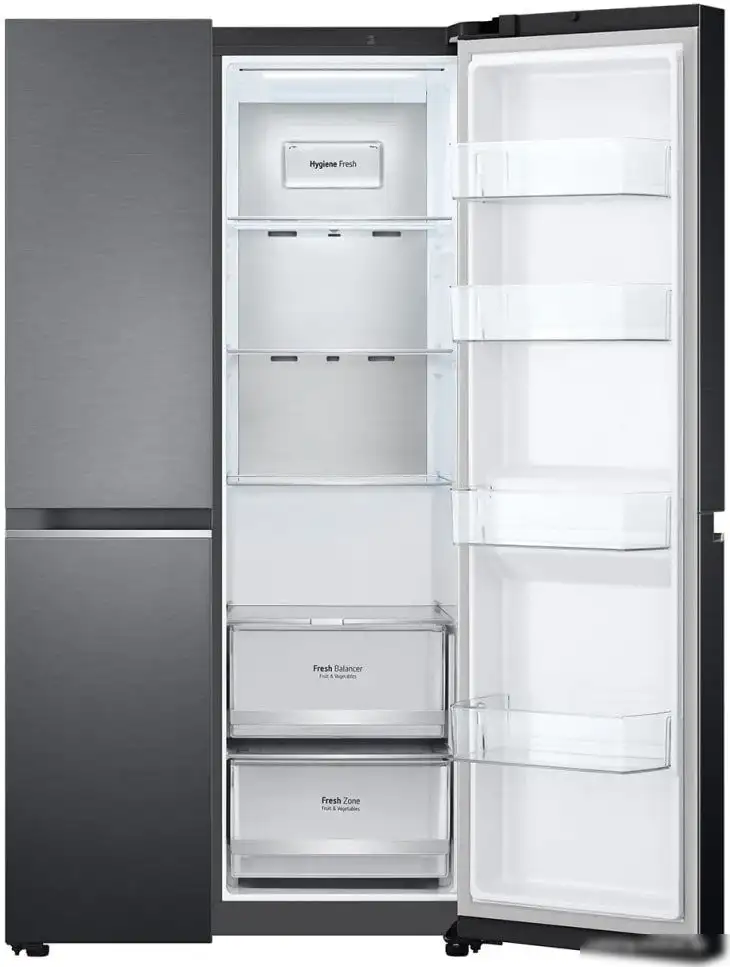 Холодильник side by side LG DoorCooling+ GC-B257SBZV - фото товара