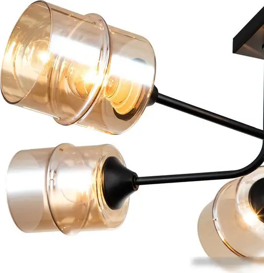 Люстра средней высоты Escada Mondrian 699/6P E27*60W Black – фото товара