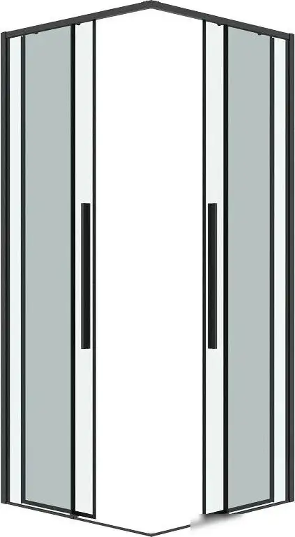 Душевой уголок Grossman Galaxy 120x70x195 300.K33.01.1270.42.00 (графит сатин/прозрачное стекло) - фото товара
