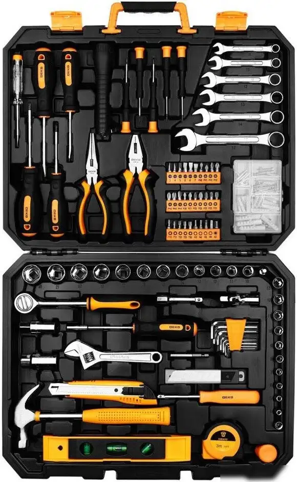 Набор домашнего мастера Deko DKMT208-1 (208 шт) – фото товара