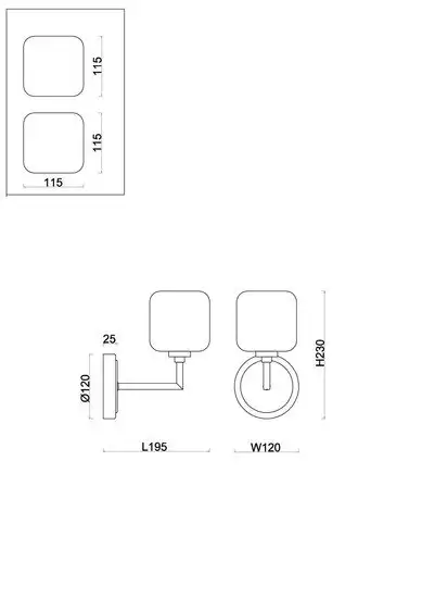 Бра Freya Tender FR5373WL-01BS – фото товара