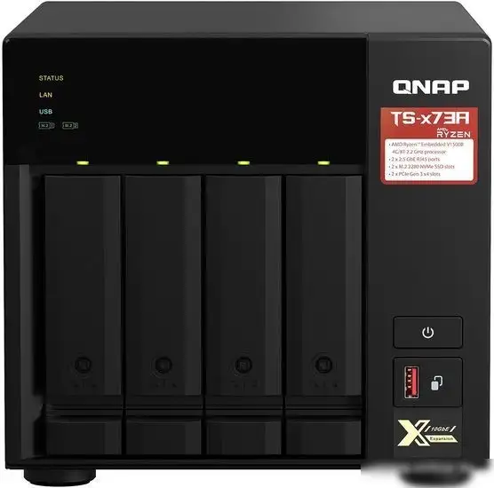 Сетевой накопитель QNAP TS-473A-8G – фото товара