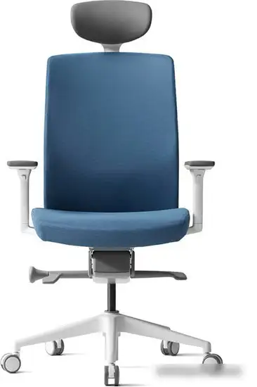 Кресло Bestuhl J2 White Pl с подголовником (голубой) – фото товара