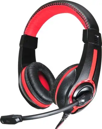 Наушники Oklick HS-L200 (черный/красный) – изображение в каталоге