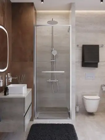 Душевая дверь Cezares LUX-B-FS-1-100-C-CR - изображение в каталоге