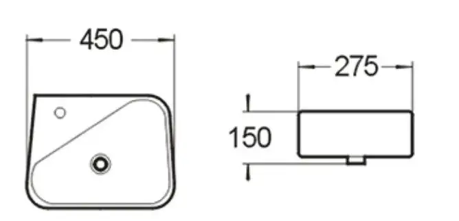 Умывальник SantiLine SL-2017R - фото товара