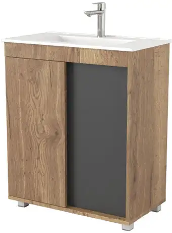 Дабер Тумба под умывальник 013 WeltWasser Deilbach 7517-70 Т13.7W.0.22 (дуб галифакс/серый) – изображение в каталоге