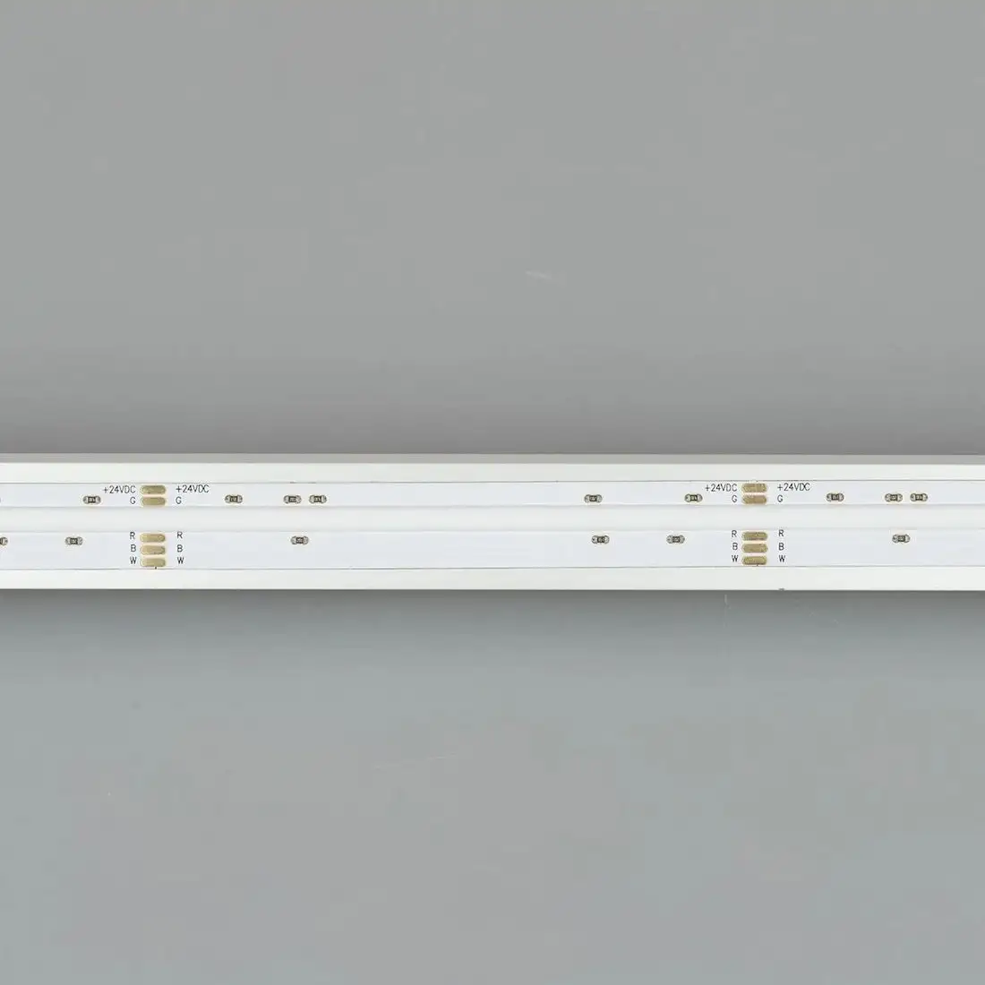 Светодиодная лента COB Arlight 15W/m 768LED/m CSPSMD холодный белый + разноцветный 5М COB-X768-12mm 24V 041787 – фото товара