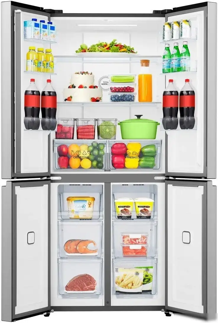 Четырёхдверный холодильник Gorenje NRM819E61X - фото товара