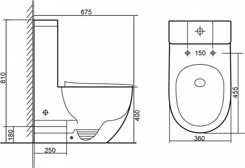 Унитаз напольный Grado GD-5203R - фото товара