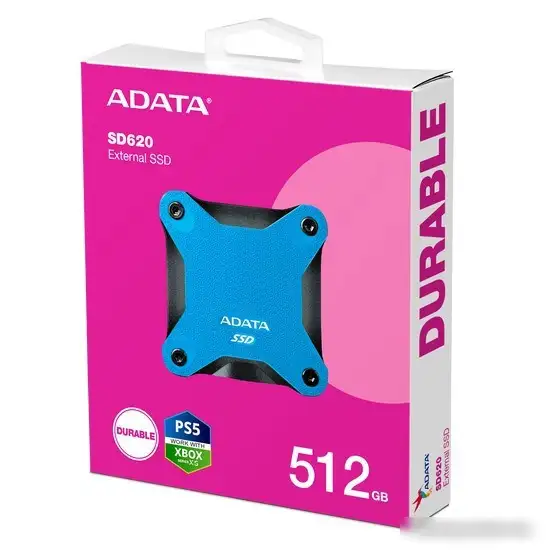 Внешний накопитель ADATA SD620 512GB SD620-512GCBL – фото товара