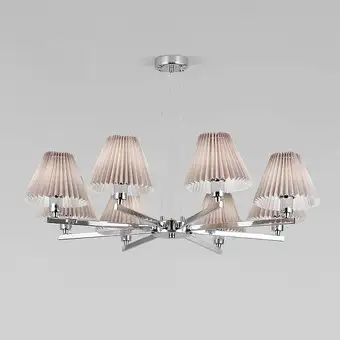 Подвесная люстра Евросвет Peony 60136/8 хром/серый – изображение в каталоге