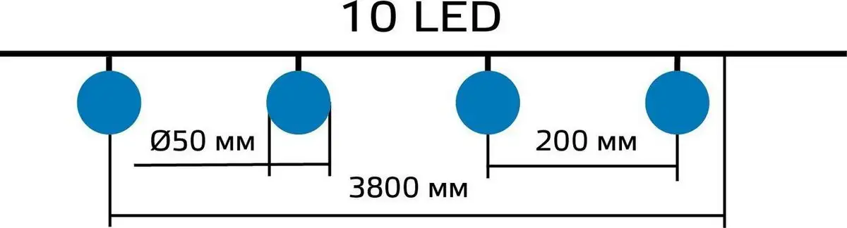 Новогодняя гирлянда Gauss Solar GS033 – фото товара