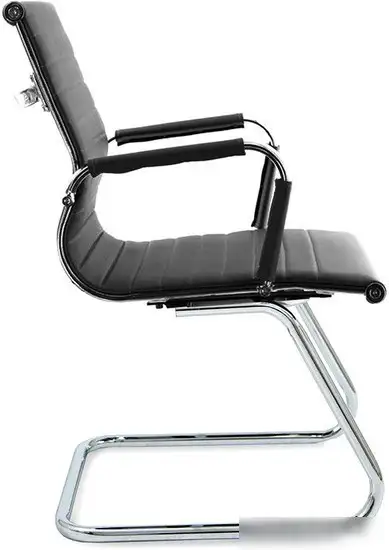 Кресло Norden Техно CF HB-100 (экокожа, хром/черный) – фото товара