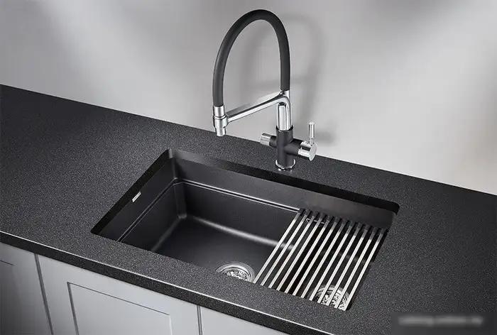 Кухонная мойка Granula KS-7304 (шварц) - фото товара