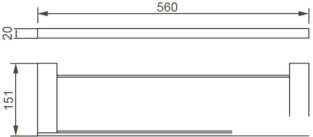 Aquanet Полка для ванной 5687 187070 – фото товара