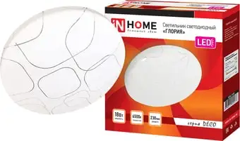Люстра-тарелка In Home Deco 18 Вт 6500 К (глория) – изображение в каталоге