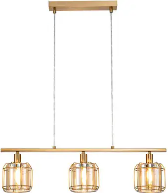 Подвесная люстра Escada Midland 10188/3S E14*40W Brass – изображение в каталоге