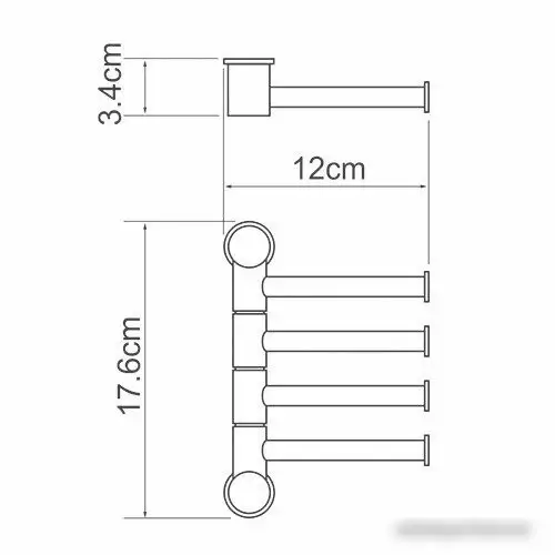 Держатель для полотенца Wasserkraft K-1054 – фото товара