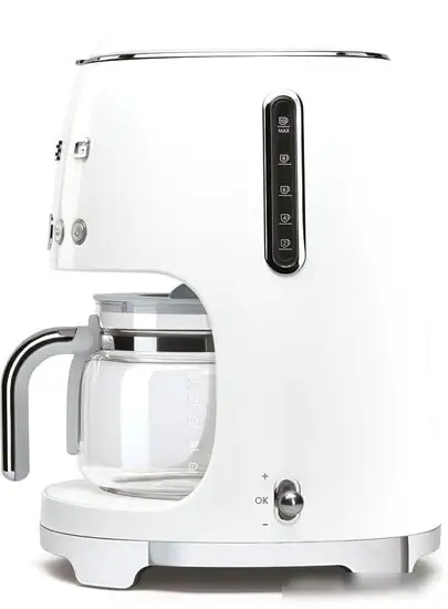 Капельная кофеварка Smeg DCF02WHEU - фото товара