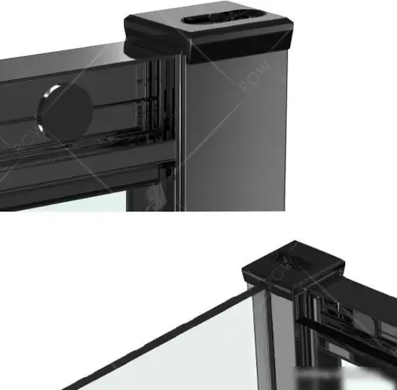 Душевая дверь RGW CL-14B 150 (черный/прозрачный) - фото товара