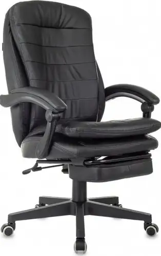 Офисное кресло Бюрократ T-9950MSG-F (черный, экокожа) – изображение в каталоге