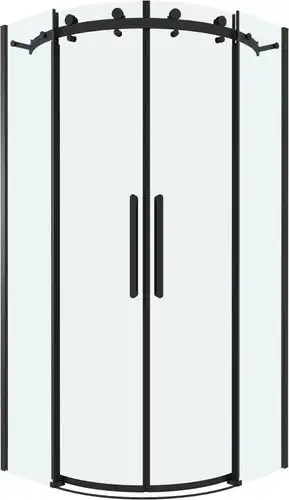 Душевой уголок Grossman Classic 90x90x195 301.K33.04.9090.21.00 (черный матовый/прозрачное стекло) - изображение в каталоге